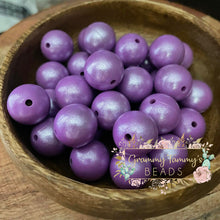 Load image into Gallery viewer, Classic Purple 15Mm Silicone Bead Round Beads
