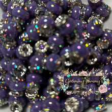 Load image into Gallery viewer, Purple Rhinestone Pearl Spacer Beads Spacers
