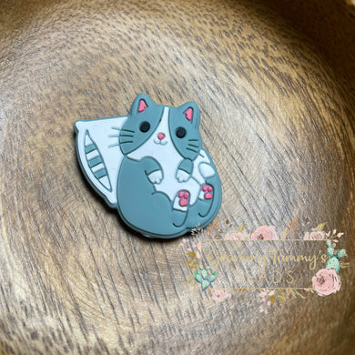 Comfy Cat Silicone Focal Bead Beads