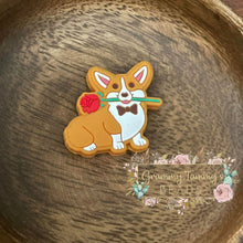 Load image into Gallery viewer, Corgi Silicone Focal Bead Beads
