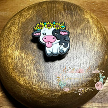 Load image into Gallery viewer, Cow Funny Silicone Focal Bead
