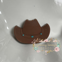 Load image into Gallery viewer, Silicone Cowboy Hat - Brown Silicone
