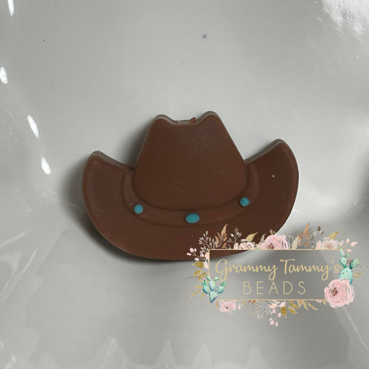 Silicone Cowboy Hat - Brown Silicone