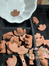 Load image into Gallery viewer, Silicone Cowboy Hat - Brown Silicone
