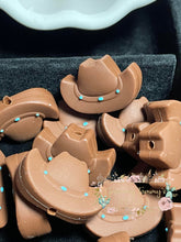 Load image into Gallery viewer, Silicone Cowboy Hat - Brown Silicone
