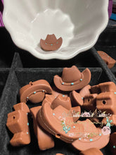 Load image into Gallery viewer, Silicone Cowboy Hat - Brown Silicone
