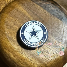 Load image into Gallery viewer, Cowboys Round Focal Beads
