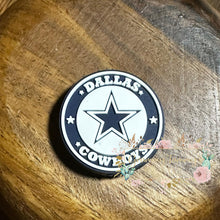 Load image into Gallery viewer, Cowboys Round Focal Beads
