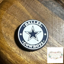 Load image into Gallery viewer, Cowboys Round Focal Beads
