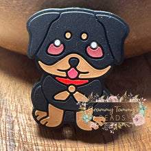 Load image into Gallery viewer, Cute Puppy Silicone Focal Bead Beads
