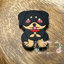 Load image into Gallery viewer, Cute Puppy Silicone Focal Bead Beads
