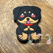 Load image into Gallery viewer, Cute Puppy Silicone Focal Bead Beads
