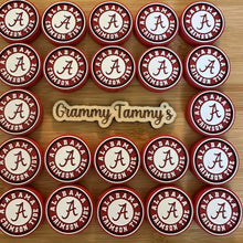 Load image into Gallery viewer, Crimson Tide - Silicone Focal Bead
