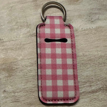 Load image into Gallery viewer, Sublimation Printed Chapstick Holder Keychain - Never Lose Your Chapstick Again
