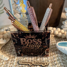 Load image into Gallery viewer, Boss Lady Energy - Acrylic Pen/Pencil/Brush Holder
