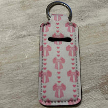 Load image into Gallery viewer, Sublimation Printed Chapstick Holder Keychain - Never Lose Your Chapstick Again
