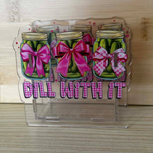 Load image into Gallery viewer, Acrylic Pen/Pencil/Brush Holder - Dill With It
