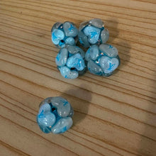 Load image into Gallery viewer, Love 20mm Fancy Acrylic Heart - Blue - 5 Count
