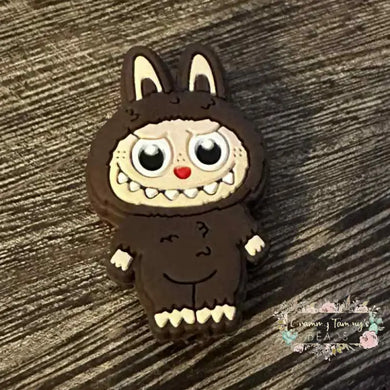Black Labubu Standing Silicone Focal Bead Silicone Focal Bead