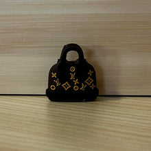 Load image into Gallery viewer, Love Brown &amp; Black Purse - Newest Style - Silicone Focal Bead
