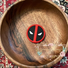 Load image into Gallery viewer, Dead Pool - Silicone Focal Bead
