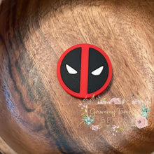 Load image into Gallery viewer, Dead Pool - Silicone Focal Bead
