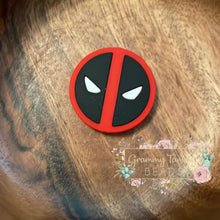 Load image into Gallery viewer, Dead Pool - Silicone Focal Bead
