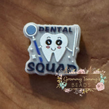 Load image into Gallery viewer, Dental Squad Silicone Focal Bead Beads
