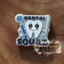 Load image into Gallery viewer, Dental Squad Silicone Focal Bead Beads
