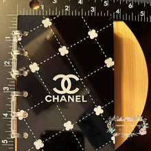 Load image into Gallery viewer, Designer Inspired Acrylic Loose-leaf Cover Notebook Plastic Binder - CiCi B&amp;W Designer Notebook
