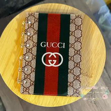 Load image into Gallery viewer, Designer inspired Acrylic Loose-leaf Cover Notebook Plastic Binder - GiGi Designer Notebook
