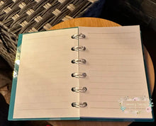 Load image into Gallery viewer, Designer inspired Acrylic Loose-leaf Cover Notebook Plastic Binder -Tif Gift Designer Notebook
