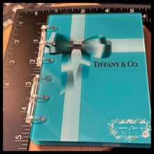 Load image into Gallery viewer, Designer inspired Acrylic Loose-leaf Cover Notebook Plastic Binder -Tif Gift Designer Notebook
