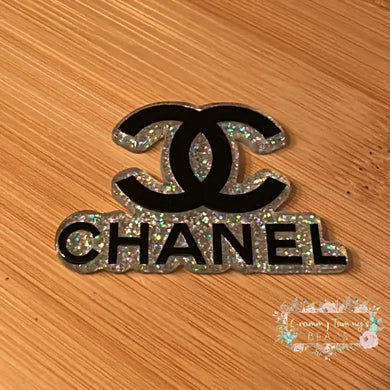 Designer inspired CiCi Flatback Glitter Flatback