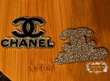 Load image into Gallery viewer, Designer inspired CiCi Flatback Glitter Flatback
