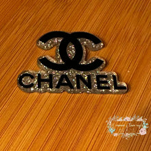 Load image into Gallery viewer, Designer inspired CiCi Flatback Glitter Flatback
