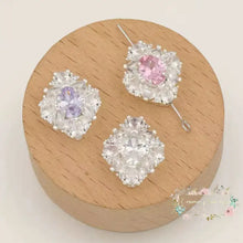 Load image into Gallery viewer, Diamond Shaped Rhinestone Beads - 1 Count - Assorted Colors Available Rhinestone Designs
