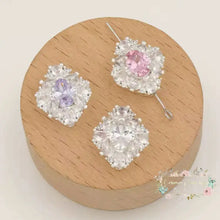 Load image into Gallery viewer, Diamond Shaped Rhinestone Beads - 1 Count - Assorted Colors Available Rhinestone Designs
