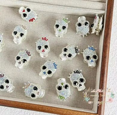 Diamond Skulls Various Colors Available Fancy Rhinestone Bead