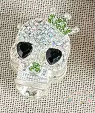 Load image into Gallery viewer, Diamond Skulls Various Colors Available Fancy Rhinestone Bead
