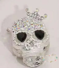 Load image into Gallery viewer, Diamond Skulls Various Colors Available Fancy Rhinestone Bead

