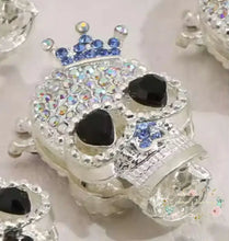 Load image into Gallery viewer, Diamond Skulls Various Colors Available Fancy Rhinestone Bead
