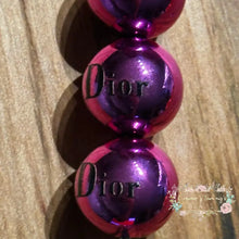 Load image into Gallery viewer, DiDi Pink 16mm UV Acrylic Beads - 5 Count 16mm Acrylic Beads
