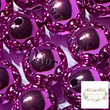 Load image into Gallery viewer, DiDi Pink 16mm UV Acrylic Beads - 5 Count 16mm Acrylic Beads
