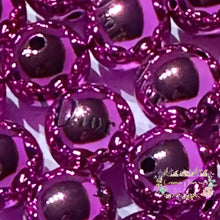 Load image into Gallery viewer, DiDi Pink 16mm UV Acrylic Beads - 5 Count 16mm Acrylic Beads
