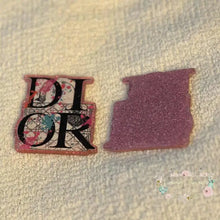 Load image into Gallery viewer, DiDi - Pink Glitter Flatback Glitter Flatback
