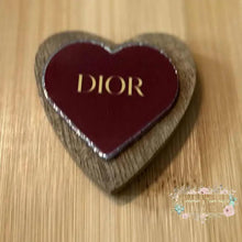Load image into Gallery viewer, DiDi Red Heart Glittery Flatback Glitter Flatback
