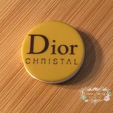 Load image into Gallery viewer, DiDi Round - Mustard Silicone Focal Bead Silicone Focal Bead
