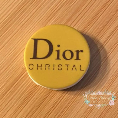 DiDi Round - Mustard Silicone Focal Bead Silicone Focal Bead