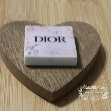 Load image into Gallery viewer, DiDi Pink Floral Square Silicone Bead Silicone Square Bead
